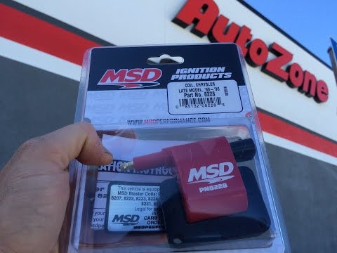 Jeep Cherokee XJ MSD coil install