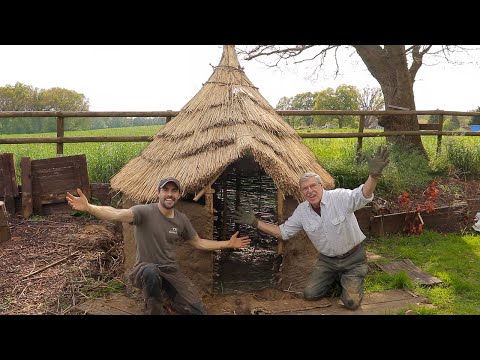 Building a Tiny House for a 1 Year Old: Clay Walls | MINI VILLAGE (PART 5)