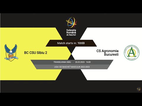 L1BM 2022-2023: BC CSU Sibiu 2 - Agronomia București