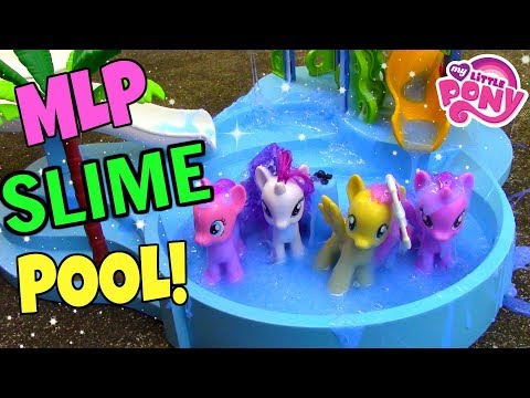 MY LITTLE PONY SLIME POOL PARTY! | Mommy Etc Video