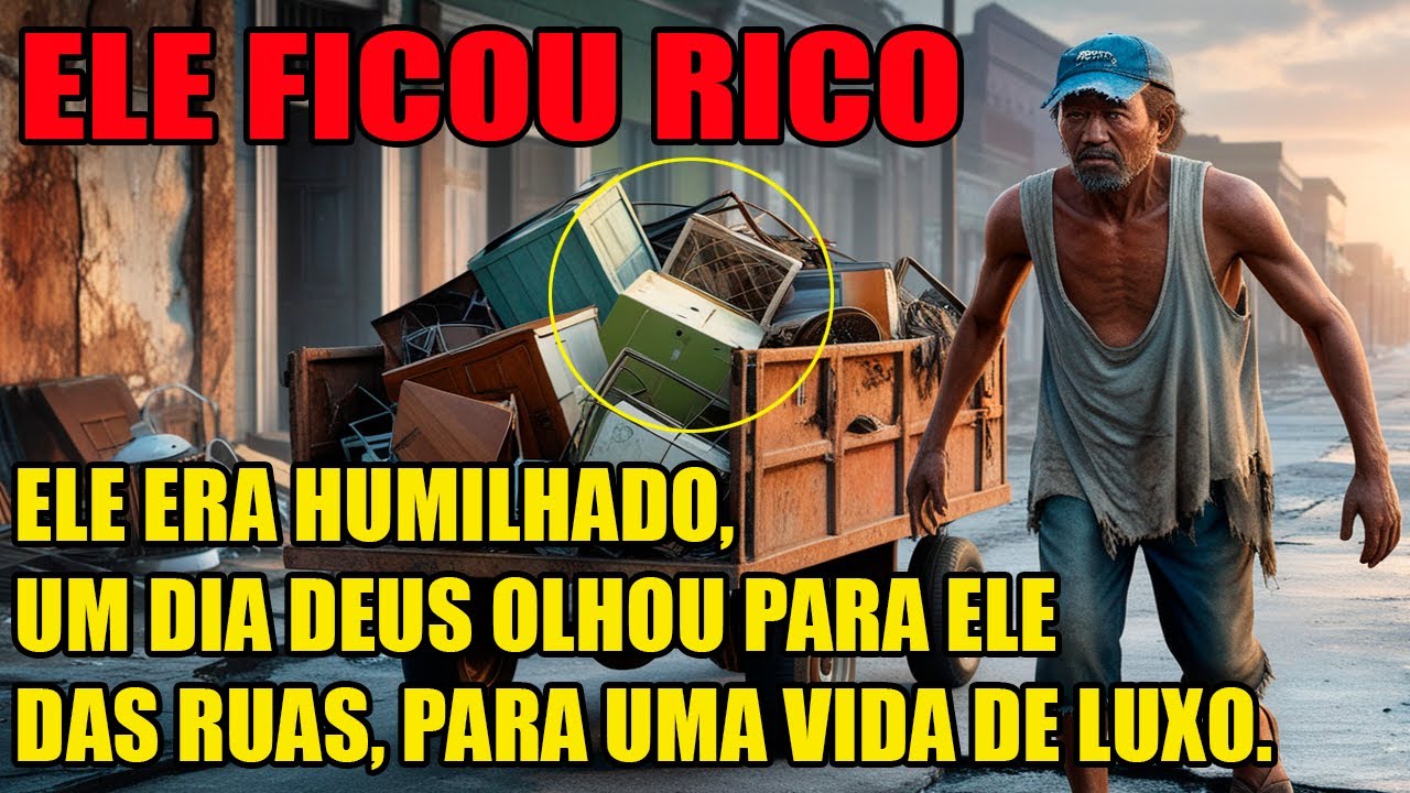 História De Um Morador De Rua Que Ficou RICO Do Dia Para Noite / Nunca Perca Sua Fé Em DEUS