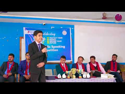 Shine Public Speaking Contest- Anuj Poudel