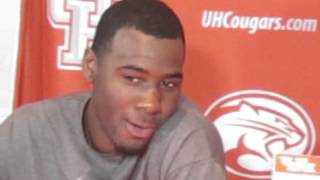 preview picture of video 'Coogs' Danrad Knowles, Jherrod Stiggers, and TaShawn Thomas after 80-62 win over UTSA'
