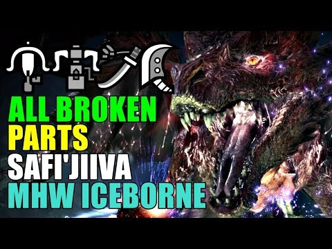 MHW ICEBORNE - ALL BROKEN PARTS - SAFI'JIIVA (TODAS PARTES QUEBRADAS)
