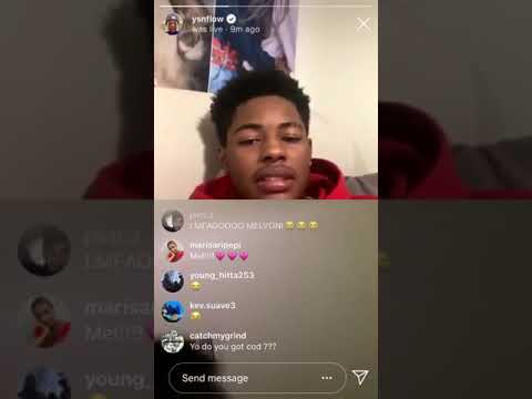 YSN Flow getting roasted on IG Live 😂😂😂