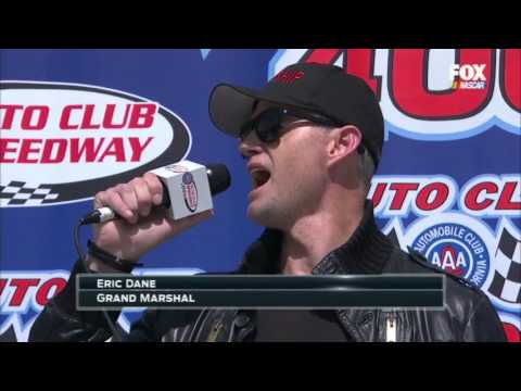 2016 NSCS Auto Club 400 Eric Dane Grand Marshal