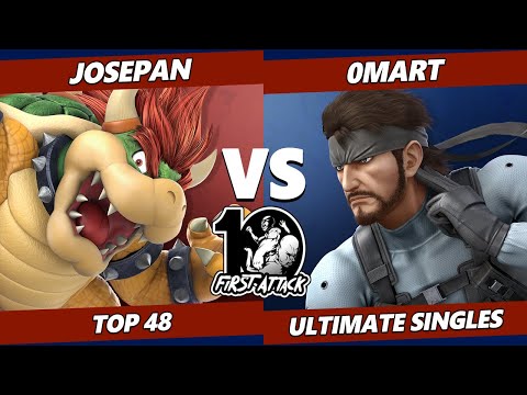 First Attack 2022  - Josepan (Bowser) Vs. 0mart (Snake) Smash Ultimate Tournament
