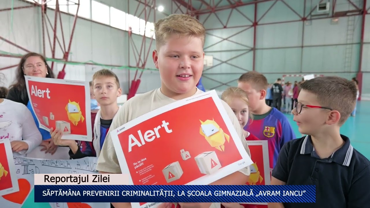IPJ Satu Mare, alături de elevii Școlii Gimnaziale „Avram Iancu”, în cadrul campaniei „Super-eroul sigur”