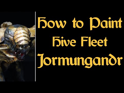 How to Paint Hive Fleet Jormungandr in a GRIM DARK Style