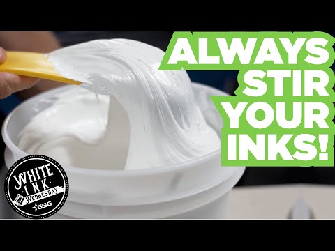 Why It's Important to Stir Your White Ink | White Ink Wednesday