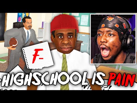 THIS HIGHSCHOOL IS DARK.. | Old School 3D [ New MDickie Game ] - YouTube