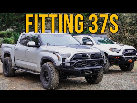 How to fit 37s on 2022 Toyota Tundra