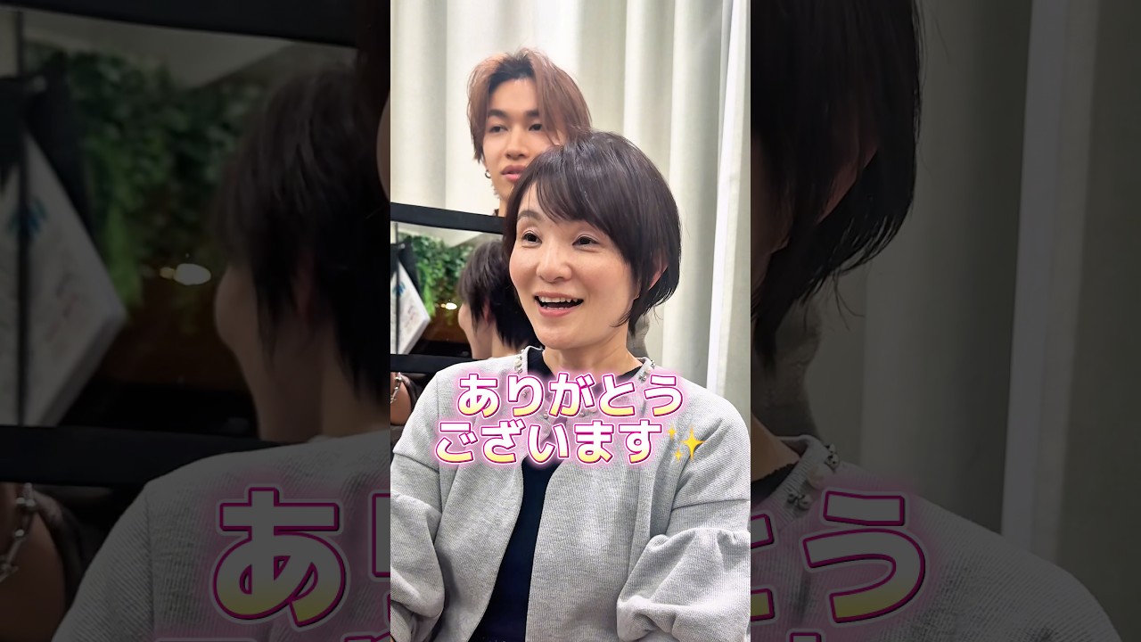 【4年ぶりのバッサリカット】 #銀座美容室 #40代ショート #美容師 #美容室