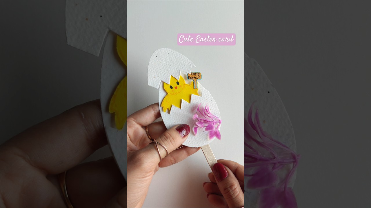CREATE Adorable EASTER EGG GIFT CARD from Paper in Minutes!