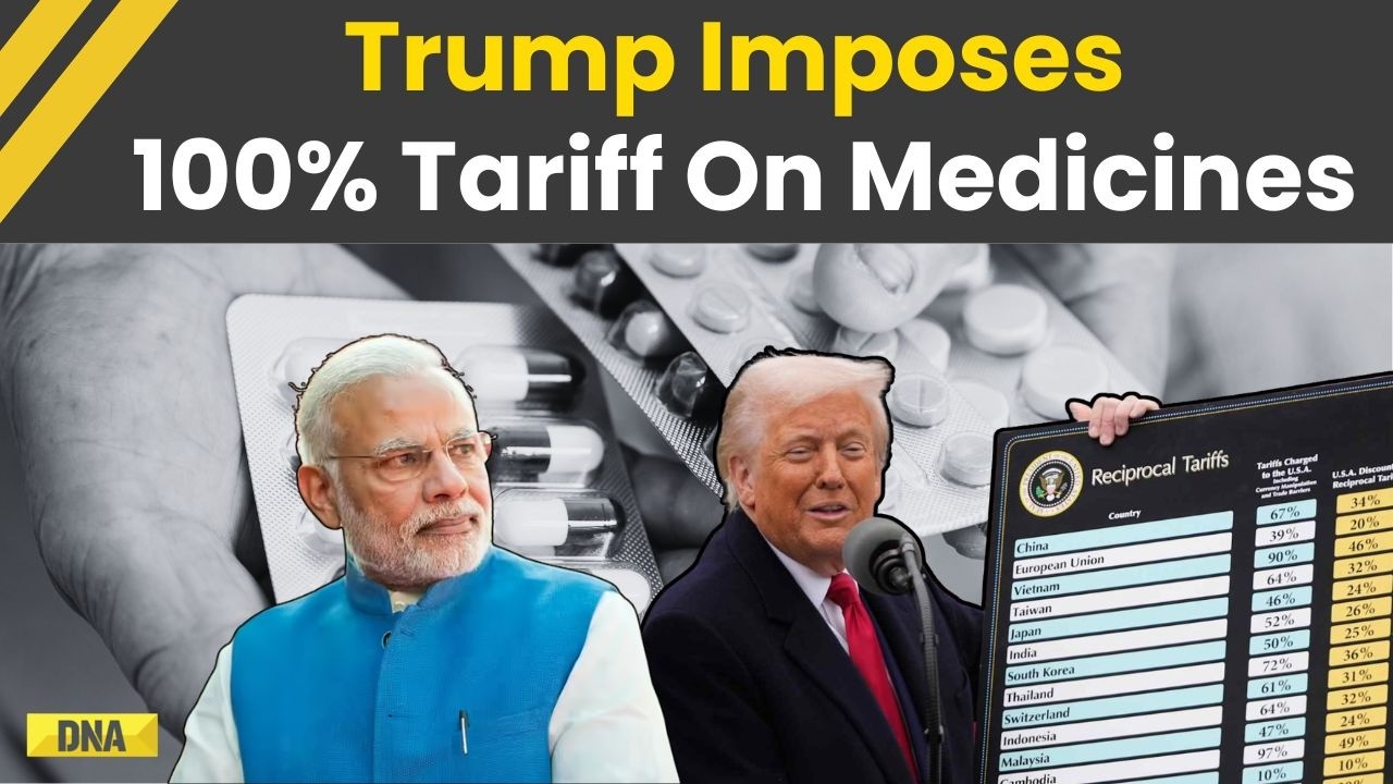 US News: Donald Trump Imposes 100% Tariff On Branded Pharma Imports, How It Will Impact India?