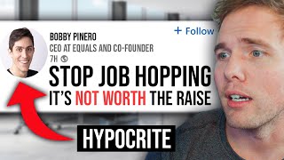 HYPOCRITE CEO - "STOP JOB HOPPING, ITS NOT WORTH THE RAISE YOU CAN GET"