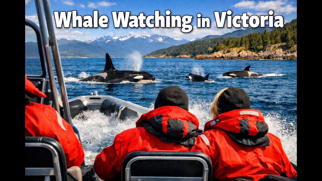 Überfahrt und Whale Watching vor Vancouver Island