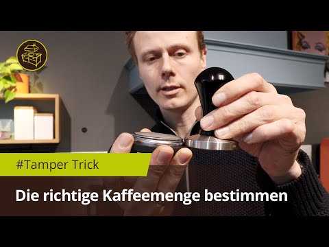 Tamper trick! How much coffee grounds should I put in my portafilter?