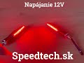 LED dynamické smerovky - s brzdovým svetlom pre motocykle (85x19x23mm) - Video Youtube