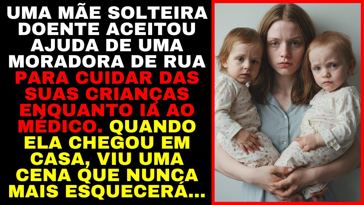 Uma Mãe DOENTE Convidou Uma MORADORA DE RUA para Cuidar de Seus Filhos, Quando Ela CHEGOU EM CASA...