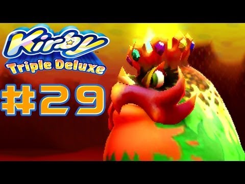 Kirby: Triple Deluxe 3DS - 100% Walkthrough Part 29 Dedede Tour Level 5 [HD]