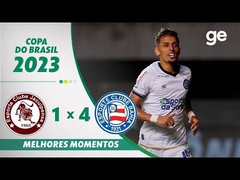 Gols e lances de Jacuipense x Bahia