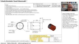 Teknik Resimleri Nasıl Okumalı? / How to Read the Technical Drawings?