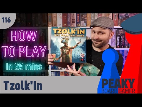 How to play Tzolk'In : The Mayan Calendar board game - Full teach - Peaky Boardgamer