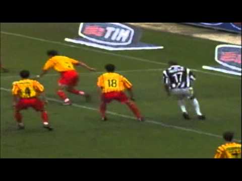 Serie A 2000-2001, day 28 Juventus - Lecce 1-1 (Tudor, Conticchio)