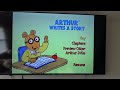 Opening To Arthur Writes A Story 2003 DVD