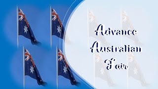 Advance Australian Fair| Australian National Anthem (AFL Semi Finals)| Verse one (New)