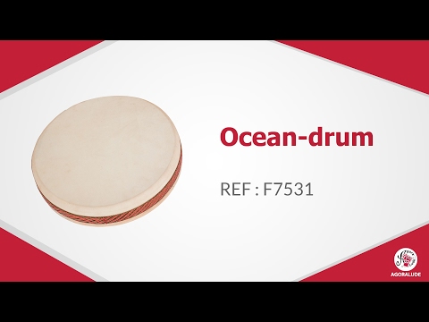Tambour Océan - Instrument De Percussion En Bois, 20 Cm, Pour Méditation Et Relaxation Sonore