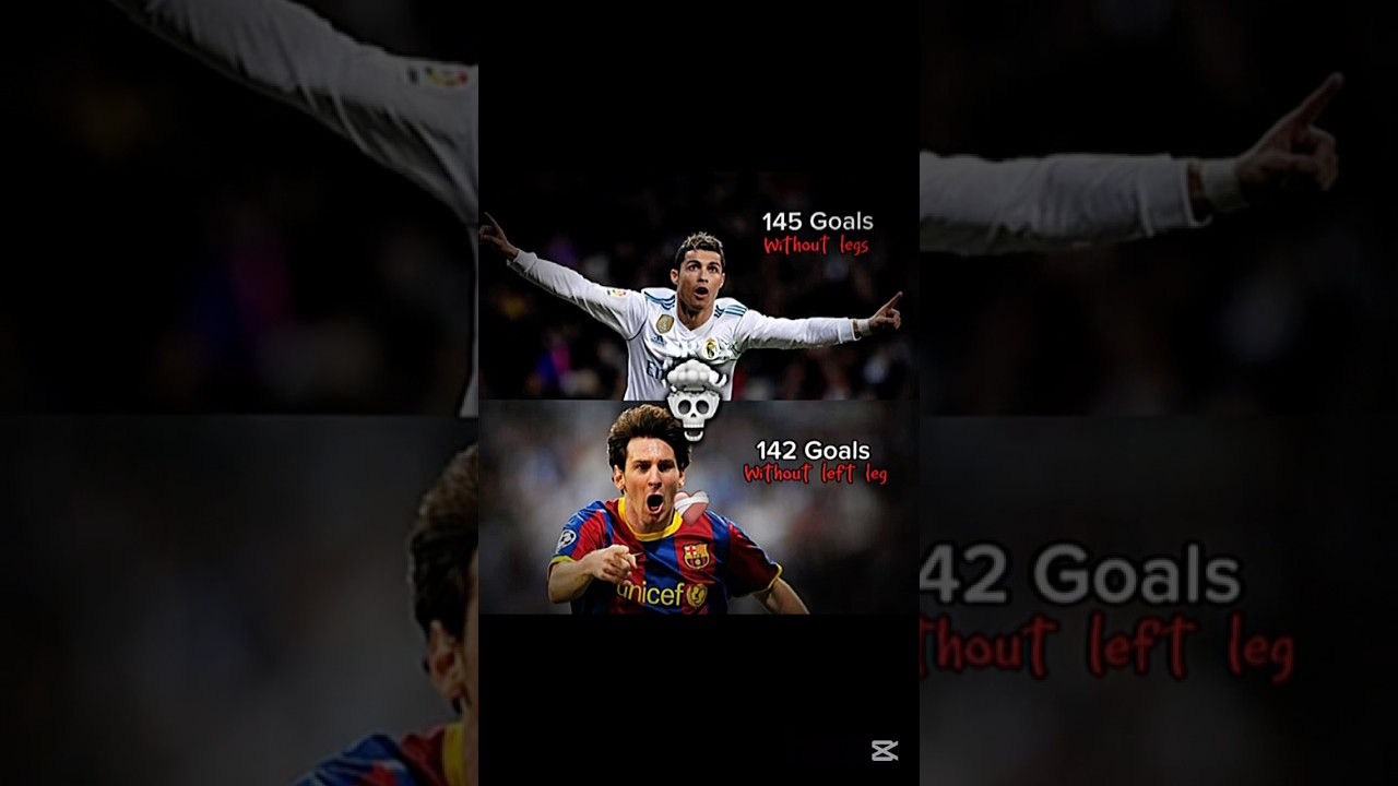 A little bit different ☠️🔥 #football #cr7 #messi #goat #capcut
