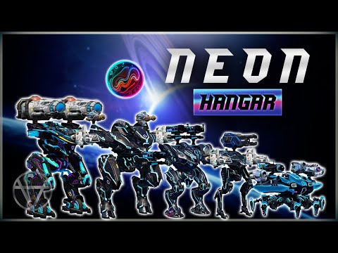 NEON Theme Hangar – Mk3 Gameplay | War Robots