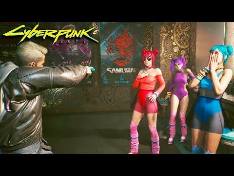 CYBERPUNK 2077 - Kerry Eurodyne vs Us Cracks J-pop Band (all quests)