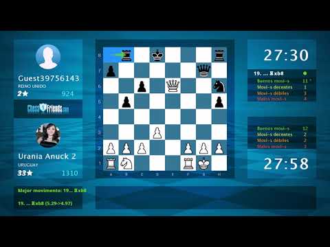 Chess Game Analysis: Urania Anuck 2 - Guest39756143 : 1-0 (By ChessFriends.com)