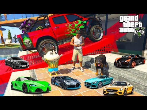 Franklin Gifting EVERY NEW RC TOY CAR To Shinchan in GTA 5
