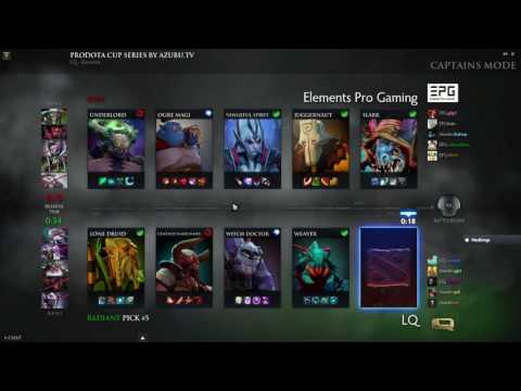 LQ vs Elements Pro Gaming ProDotA Cup Europe #15 Game 1