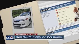 CALL6: Craigslist car sellers often don't reveal problems