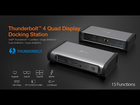 Док-станція J5create USB-C 15-в-1 (JTD568-EN)