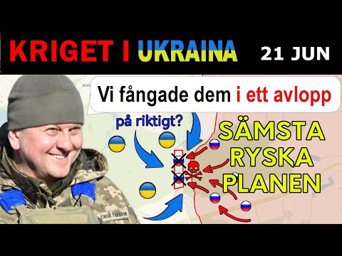 21 Jun: FAST I SMUTSEN. Ukrainarna Genomför Bakhåll mot STOR GRUPP RYSSAR SOM GÖMMER SIG I RÖREN.