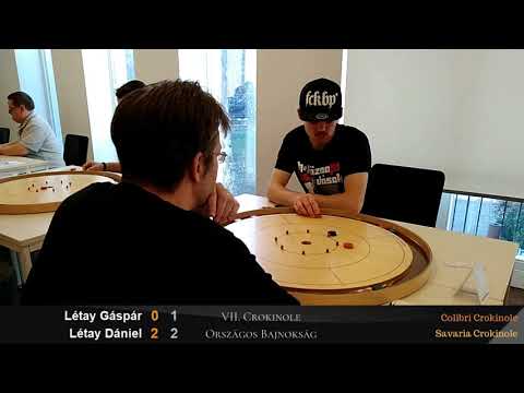 VII. Crokinole OB. - Alapszakasz - Létay Gáspár vs Létay Dániel