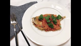 宝塚受験生のダイエットレシピ〜鯵のトマトソース煮〜のサムネイル