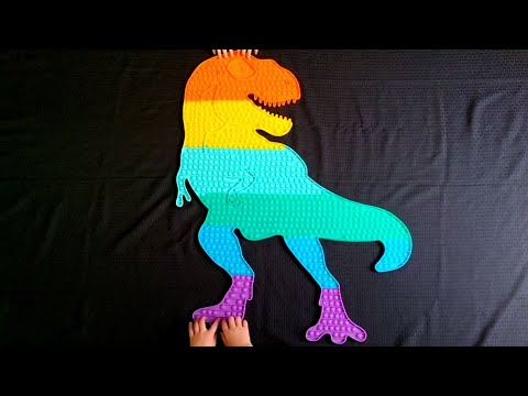 World's Biggest Dinosaur Pop-It ASMR