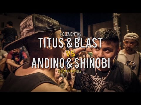 Titus & Blast 🆚 Andino & Shinobi [CUARTOS] - MACBA DUALES PREMIUM BATTLES | #4ELEMENTOS |