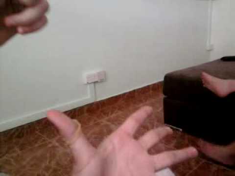 Rubber Band magic in Carissa's New House :D