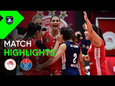 Highlights | Olympiacos PIRAEUS vs. Vasas Óbuda BUDAPEST | CEV Champions League Volley 2026