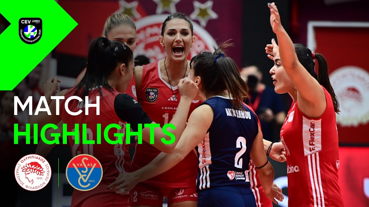 Olympiacos PIRAEUS vs. Vasas Óbuda BUDAPEST - Match Highlights