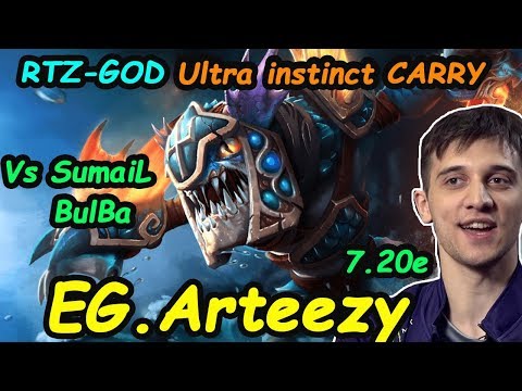 EG Arteezy - [Slark] ULTRA INSTINCT CARRY OP HERO 2EZ4RTZ Vs SumaiL Bulba | Dota2 7.20 Rank