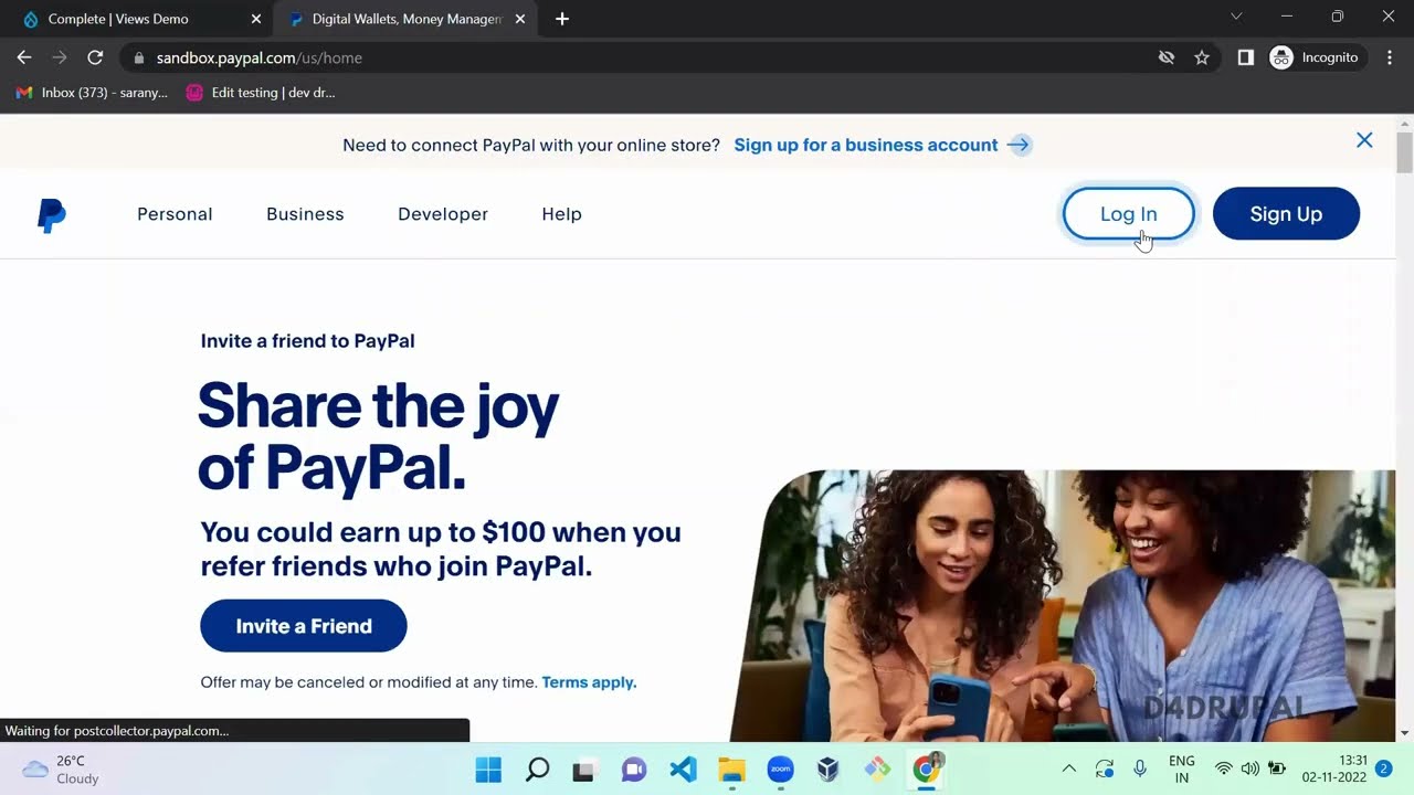 Paypal integration with Paypal checkout (Preferred) plugin Drupal commerce | D4Drupal